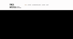 Desktop Screenshot of fincamystica.com